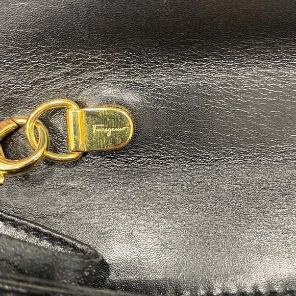 Vintage Salvatore Ferragamo Gancini Mini Chain Convertible Bag - Picture 11 of 16